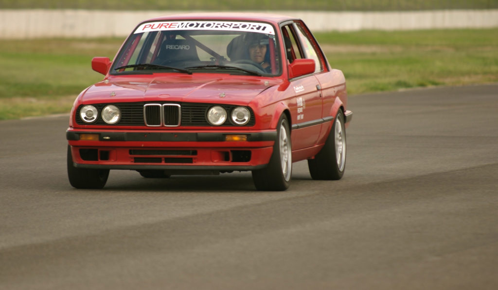 An E30 Running Hard At The Track - Los Angeles Chapter - Bmw Car Club 