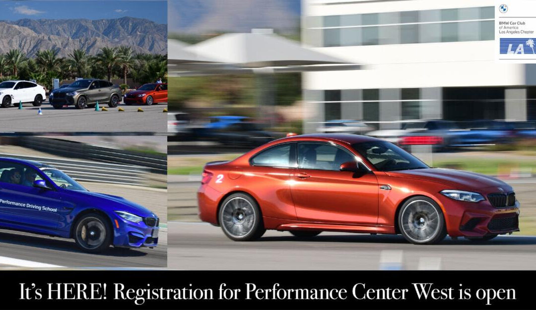 BMW Performance Center Experience 2023 – LA Chapter